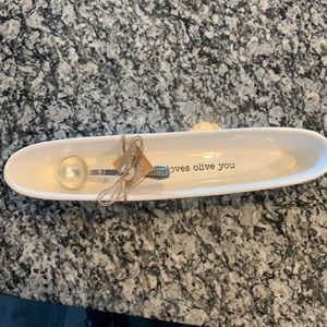 Serving platter for olives